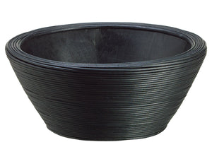 11.8"Dx5"H Bamboo Bowl  Black (pack of 8)
