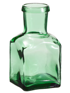 5.5" Spice Glass Bottle  Green (pack of 12)