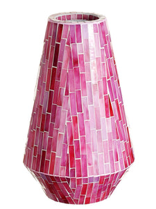 16.25" Mosaic Container  Pink (pack of 1)