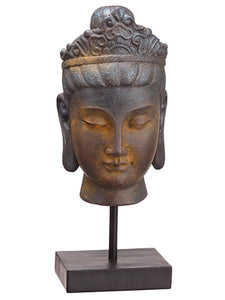 13.5" Buddha  Antique Brown (pack of 2)