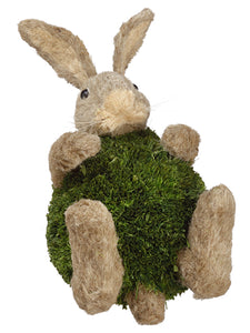 8" Grass Bunny  Beige Green (pack of 4)
