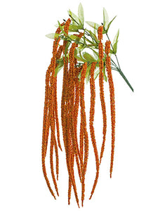 32" Amaranthus Hanging Bush x8 Two Tone Orange (pack of 12)