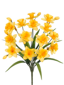 21" Daffodil Bush x14  Yellow (pack of 12)