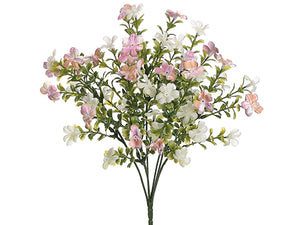 14" Mini Forget-Me-Not Bush x7 Pink Cream (pack of 24)