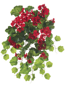 21.5" Geranium Bush  Red (pack of 6)