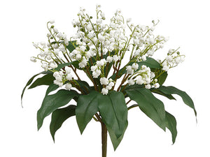 13" Lily of The Valley Bush  White (pack of 12)
