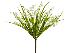 12" Lily of The Valley Bush  White (pack of 24)
