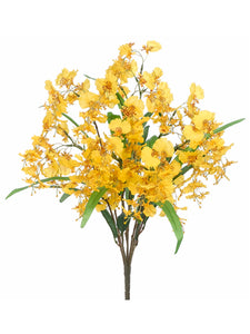 26" Oncidium Orchid Bush x8  Yellow (pack of 12)