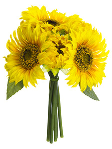 8" Sunflower Bouquet  Yellow (pack of 12)