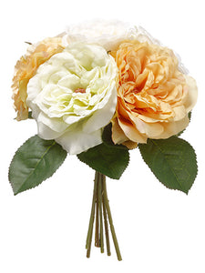 9.5" Rose Bouquet  White Papaya (pack of 6)