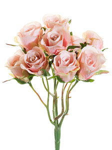 8.5" Rose Bouquet  Pink (pack of 12)