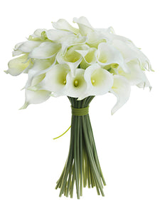 12" Calla Lily Bouquet  White (pack of 4)