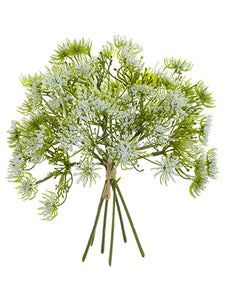 8" Queen Anne's Lace Bouquet  White (pack of 24)