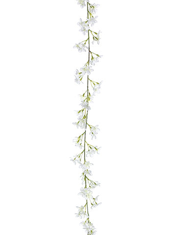 6' Starflower Garland  Cream (pack of 6)