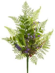 21.5" Lavender/Berry/Fern Spray Lavender Green (pack of 24)