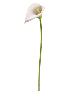 24" Small Calla Lily Spray  Green (pack of 12)
