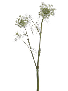 36" Queen Anne's Lace Spray  Cream Green (pack of 12)