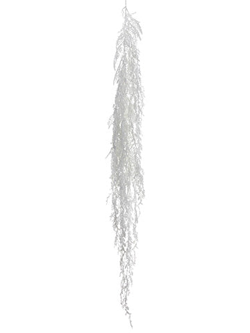 3' Snowed Fern Garland  White Ice (pack of 6)