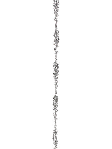 5' Icicle Garland  Clear (pack of 12)