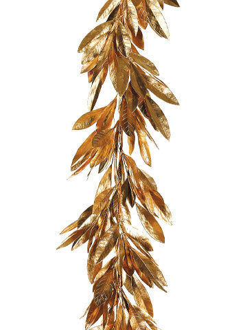 6' Bay Leaf Garland  Gold (pack of 4)