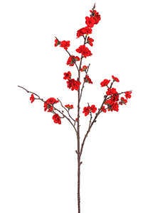 30" Velvet Plum Blosson Spray  Red (pack of 12)