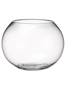 5"H6"D Clear Bubble Bowl   (pack of 1)