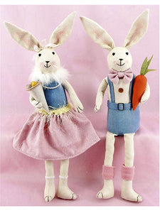 20" Sitting Bunny (2 ea/set)  Mixed (pack of 12)