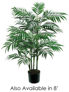 8' New Bamboo Palm Tree w/2414 Leaves in Pot Green (pack of 2)